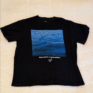 SZA 2023 SOS TOUR limited edition Merch, Black Graphic T-Shirt, Size M